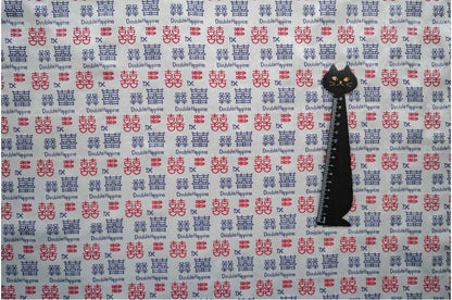 Double Happiness Jacquard Fabric: Traditional Chinese Symbol Polyester - Poppylollipop