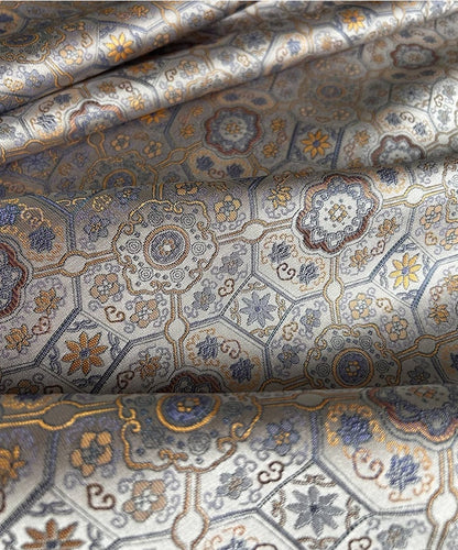Zen Flower Brocade Fabric: 55" Wide Rayon Blend, Costume Decor