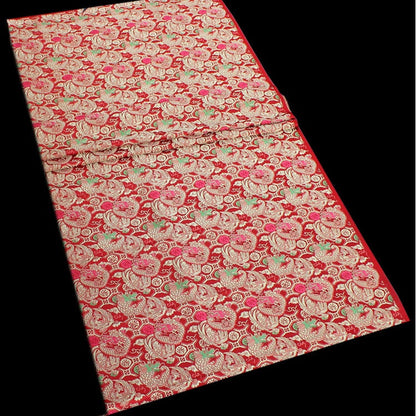 Dragon Phoenix Nishijin Fabric: Japanese Silk Brocade Upholstery