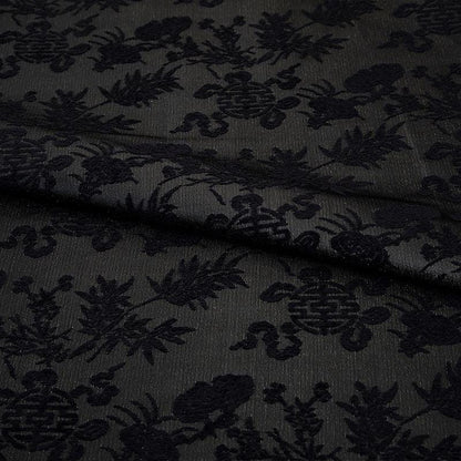 Colorful Gourd Silk Brocade Fabric: 55" Wide, Costume & Decor