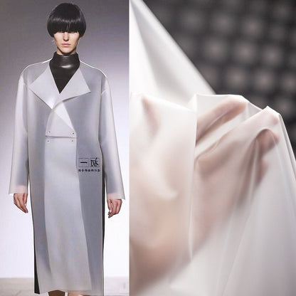 Tissu TPU imperméable : 137 cm de large, matériau pour imperméable à faire soi-même