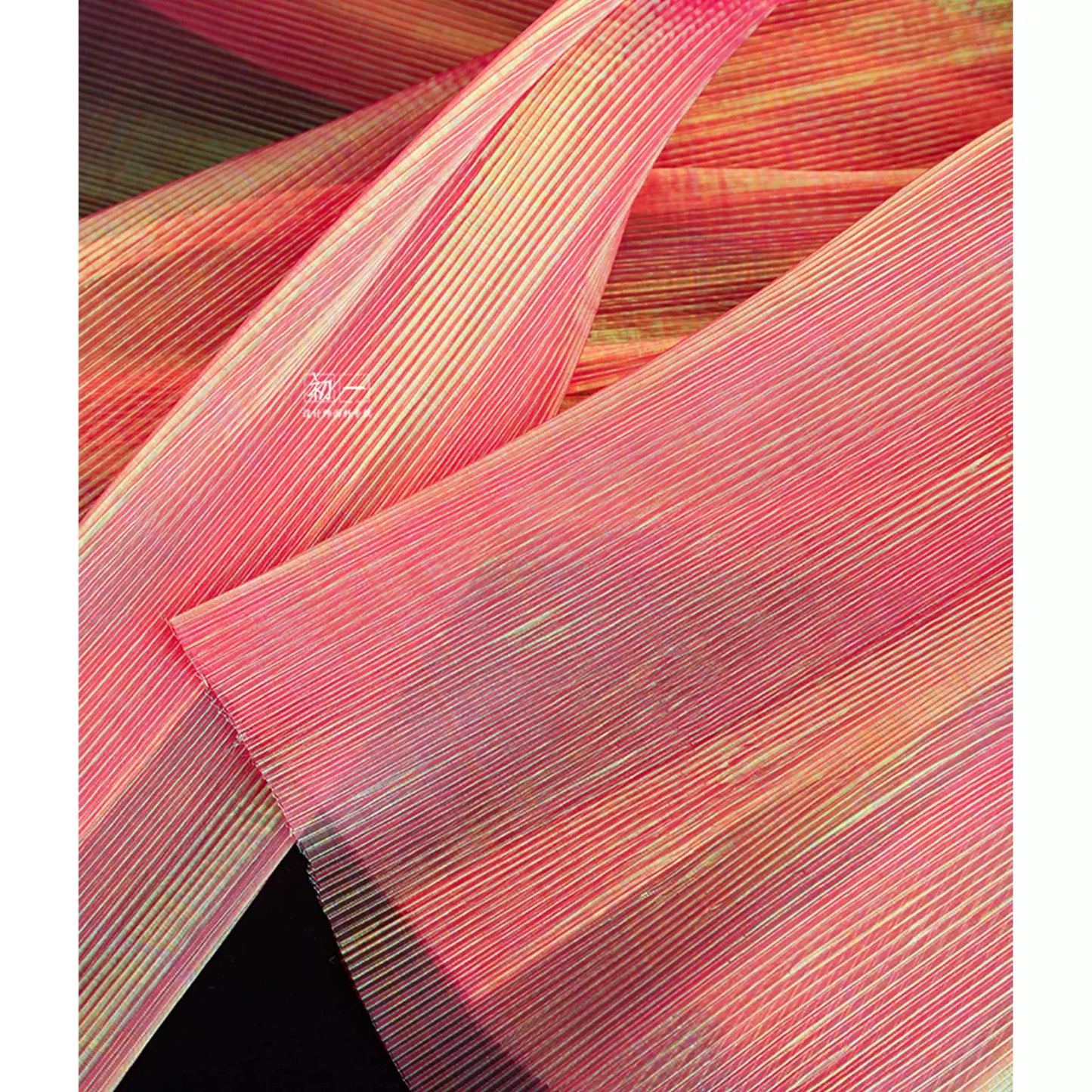 Pleated Hard Mesh Organza Fabric, 55" Wide, Stiff Texture