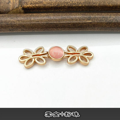 Metal Frog Buttons: Cheongsam Hanfu Closure, Sewing Fasteners