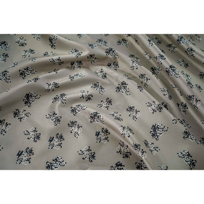 Tissu jacquard marron clair : mélange de rayonne de 170 cm de large, pour la couture et l’ameublement