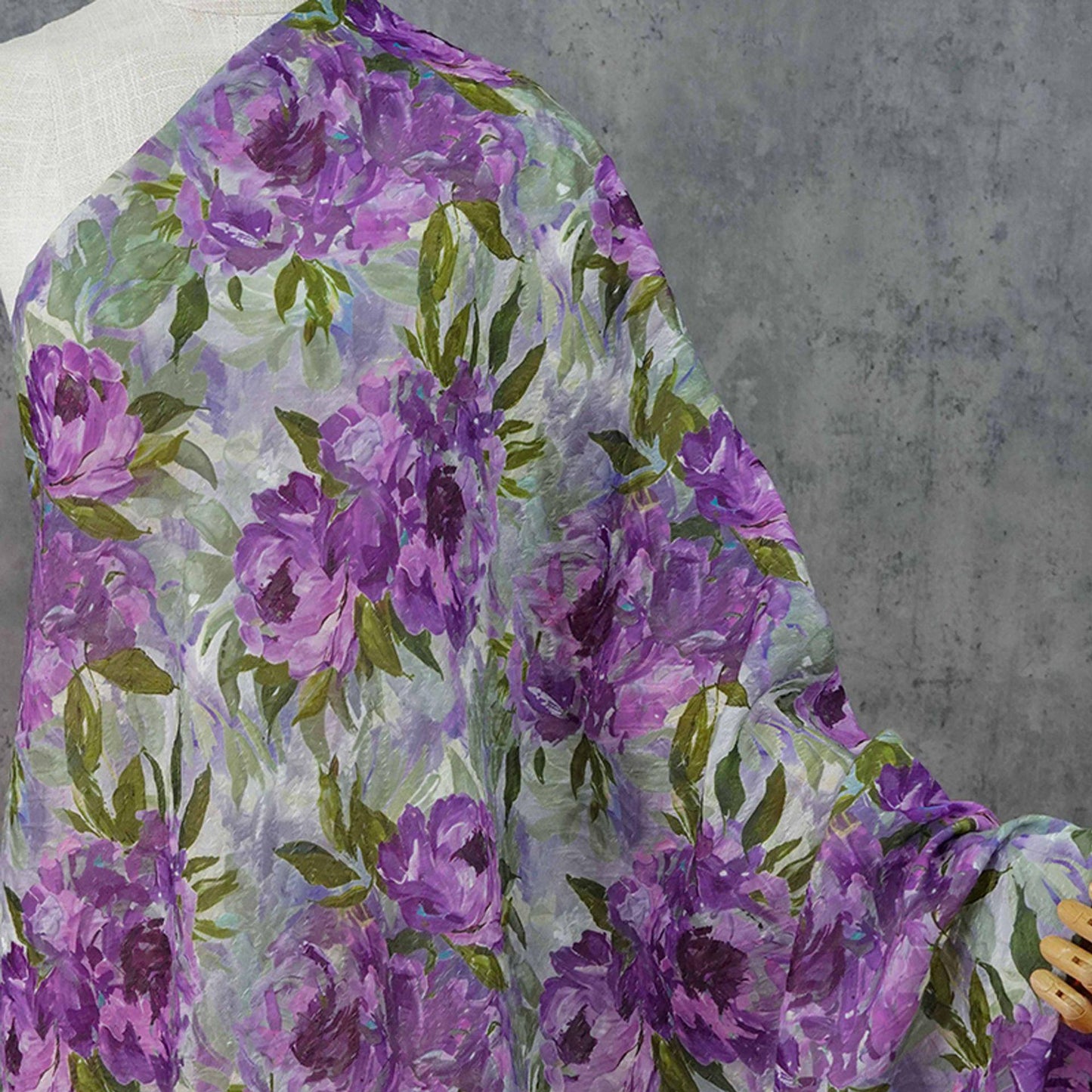 Silky Jacquard Fabric: Contrast Colors, Crafts, Upholstery, Costume