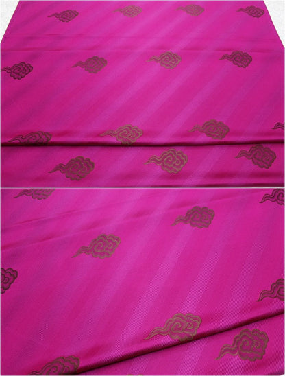Cloud Brocade Fabric: Silk Rayon Jacquard, Costume Dress Material