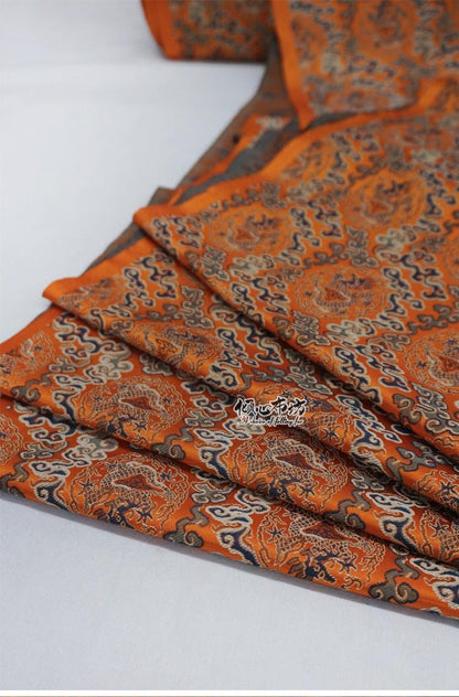 Dragon Cloud Jacquard Brocade Fabric ��� Rayon Blend" Wide