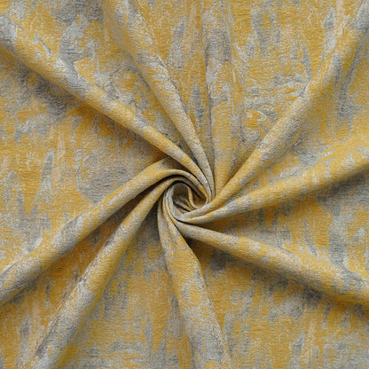 Gold Thread Jacquard Fabric: 3D Oil Painting Texture, 54" Wide