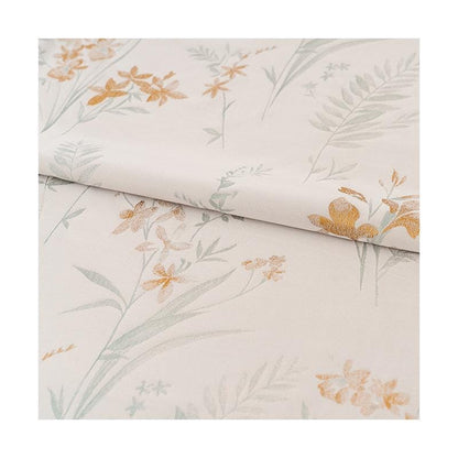 Nishijin Woven Magnolia Brocade: Gold Thread Jacquard Silk Fabric - Poppylollipop