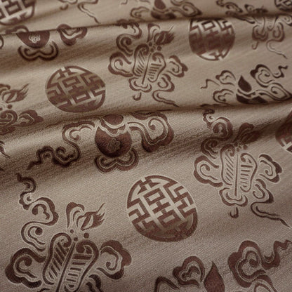 Brocade Fabric: Eight Immortals Design, Mongolian Style (29.5" Wide)