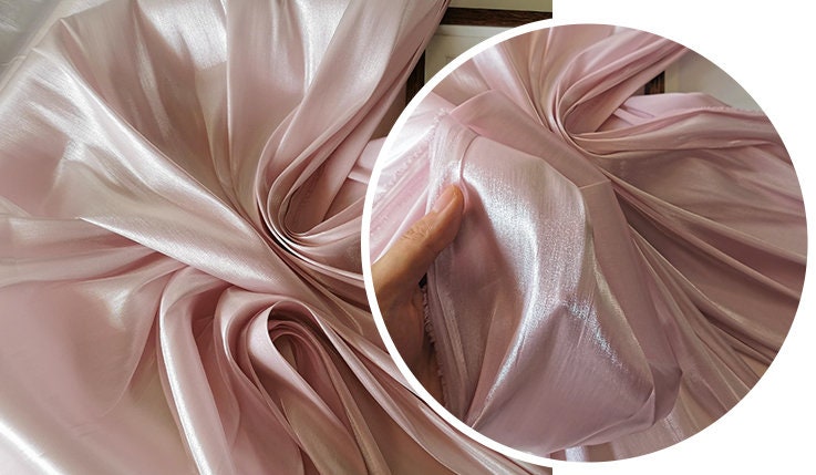 Luxury Silk Satin Fabric: 59"W Wedding Dress Sewing Fabric