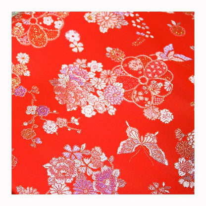 Butterfly Brocade Fabric: 57���W Silk Rayon Jacquard
