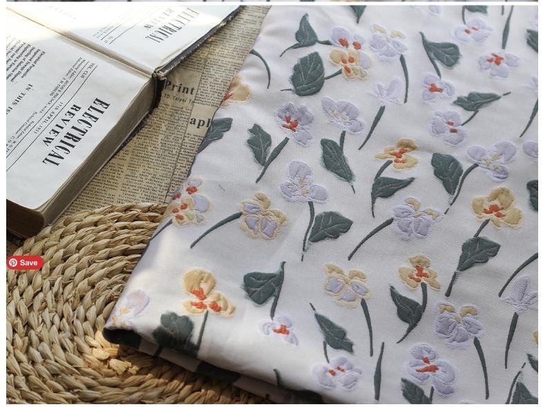 Embossed Floral Gold Brocade Fabric ��� Luxury Jacquard Material for Dresses, Costumes & Dec" Wide