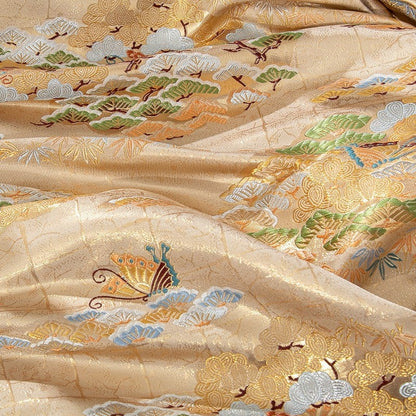 Nishijin Weaving Fabric: Japanese Butterfly Pattern, Upholstery & Costume Fabric
