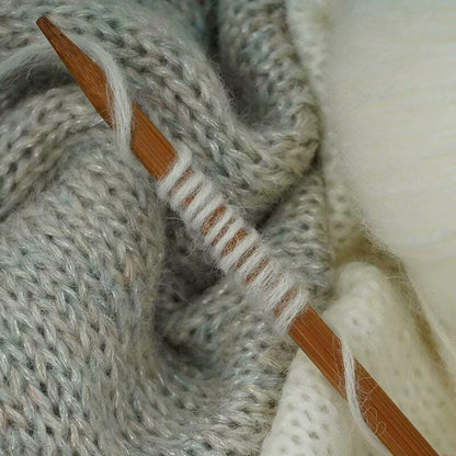 Rainbow Mohair Silk Yarn: Hand-Dyed Lace Knitting Wool