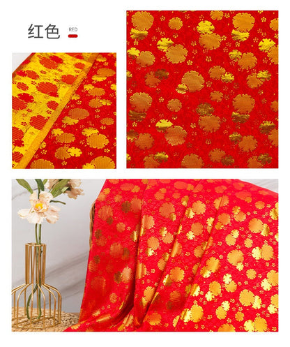 Metallic Paisley Brocade Fabric: 59" Wide Chinese Jacquard