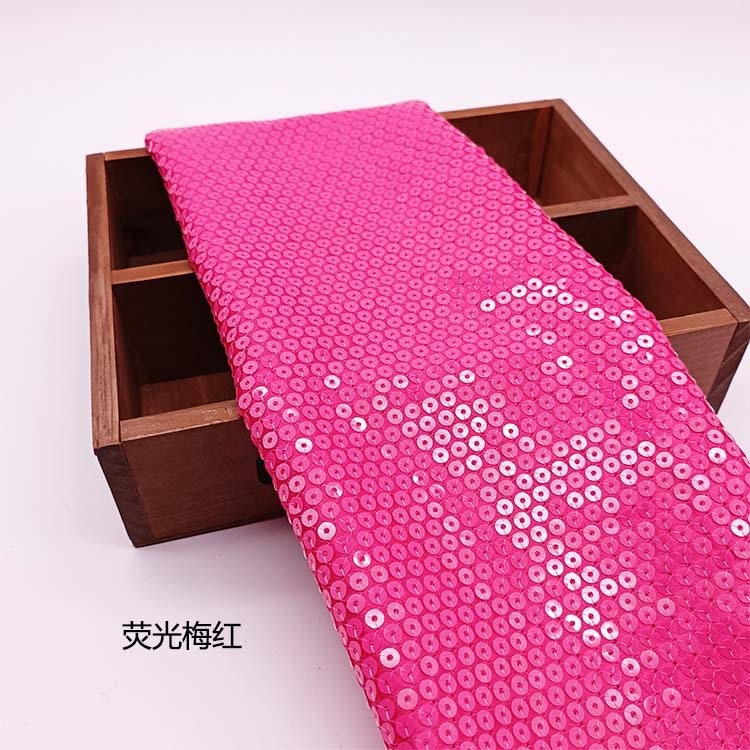 Iridescent Sequin Fabric: 3D Embroidery, 50" Wide, Gown & Costume DIY