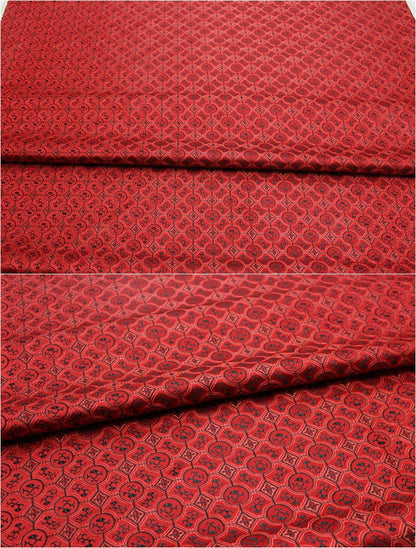 Tissu brocart jacquard à motifs floraux : mélange de soie et de rayonne de style Tang chinois