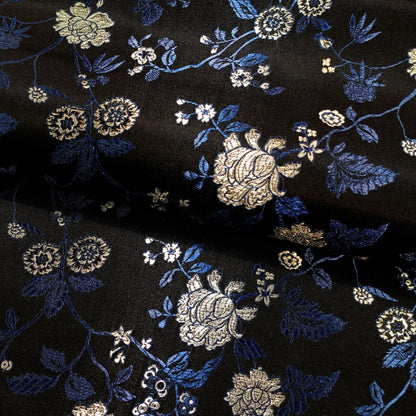 Floral Brocade Fabric: 45" Wide Rayon Nylon Blend