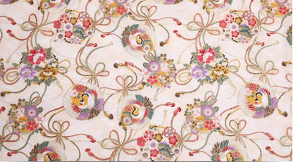 Japanese Crane Print Fabric: 100% Cotton Sewing Material