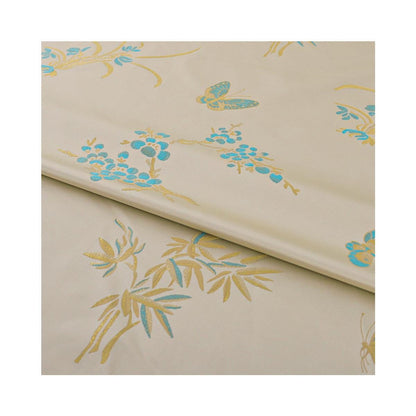 Butterfly Flower Brocade Fabric: 59" Rayon Blend, Costume Decor