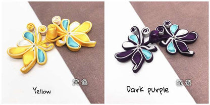 Handmade Butterfly Sewing Frog Closures: Satin Cheongsam Buttons