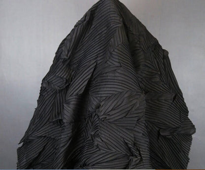 Pleated Crepe Fabric: 40" Wide Designer Material