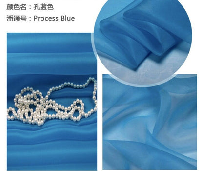 Pure Silk Organza Fabric: 6 Momme, Organic Apparel Sewing Material