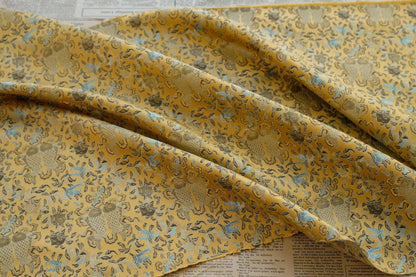 Pisces Fish Brocade Fabric: 58"W Chinese Style Sewing Material