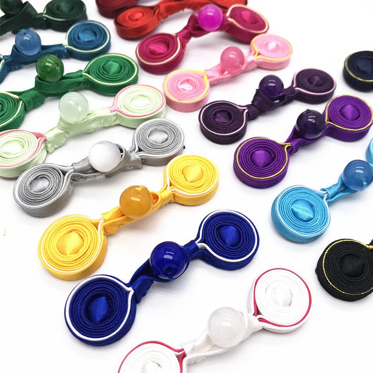 Cheongsam Chinese Style Simple Retro Handmade bead Frog Button, Children's Cheongsam Qipao Accessories