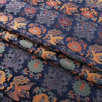 Dragon Brocade Fabric: 58"W Rayon Cheongsam Qipao Material