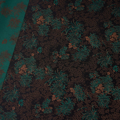 Floral Kinran Brocade Fabric: Japanese Kimono Upholstery, 29.5"W