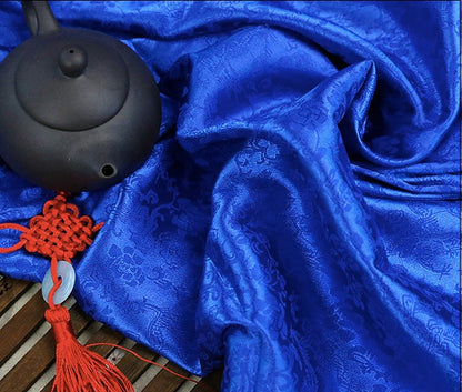 Dragon Jacquard Satin Fabric: 47" Wide Chinese Cosplay Costume Material
