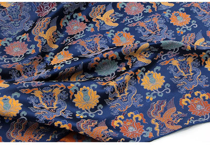 Chinese Brocade Fabric: Song Dynasty Style, 59" Wide