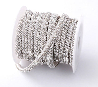 Rhinestone Decorative Belt: DIY Shoes/Bag Accessory (1 Meter)