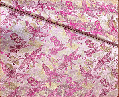 Gold Damask Brocade Fabric: 59"W Rayon Chinese Fabric