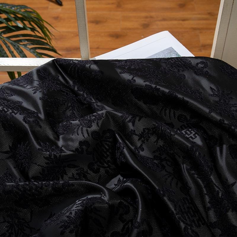 Colorful Gourd Silk Brocade Fabric: 55" Wide, Costume & Decor
