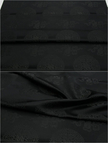 Chinese Brocade Fabric: Jacquard Silk Rayon Blend, Sewing Material