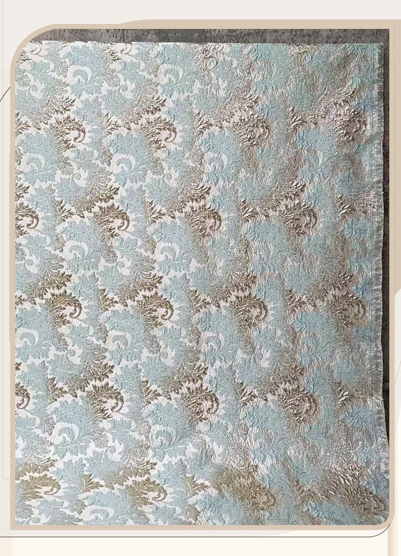 Tissu jacquard gaufré 3D, largeur 58 pouces