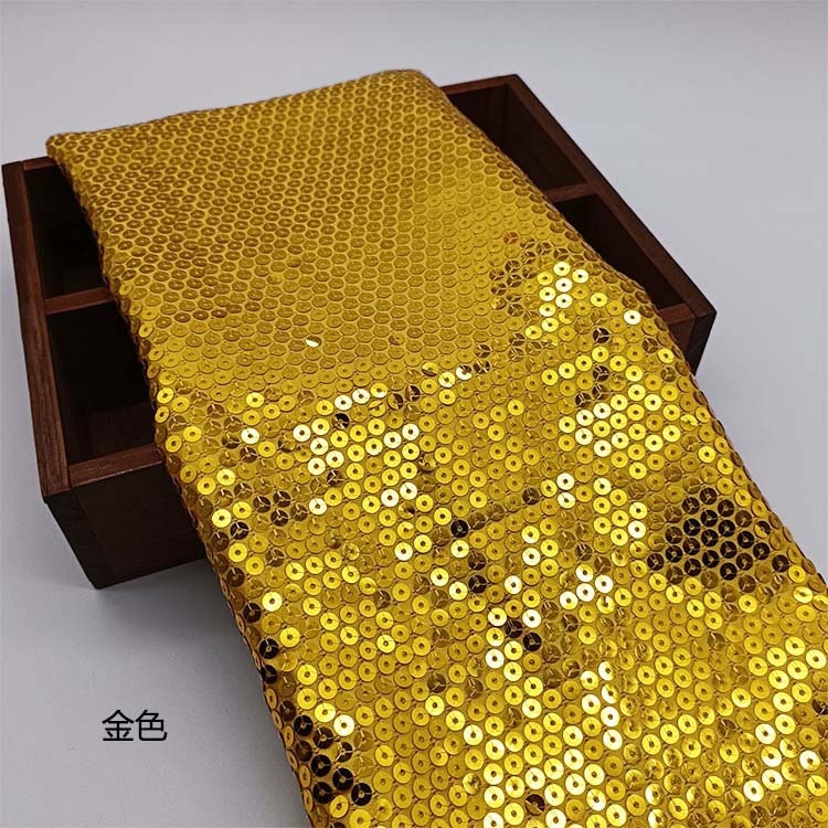 Iridescent Sequin Fabric: 3D Embroidery, Bridal Gown, Party Decor, 50" Wide