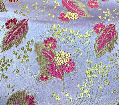 Gold Damask Brocade Fabric: 59"W Rayon Chinese Fabric