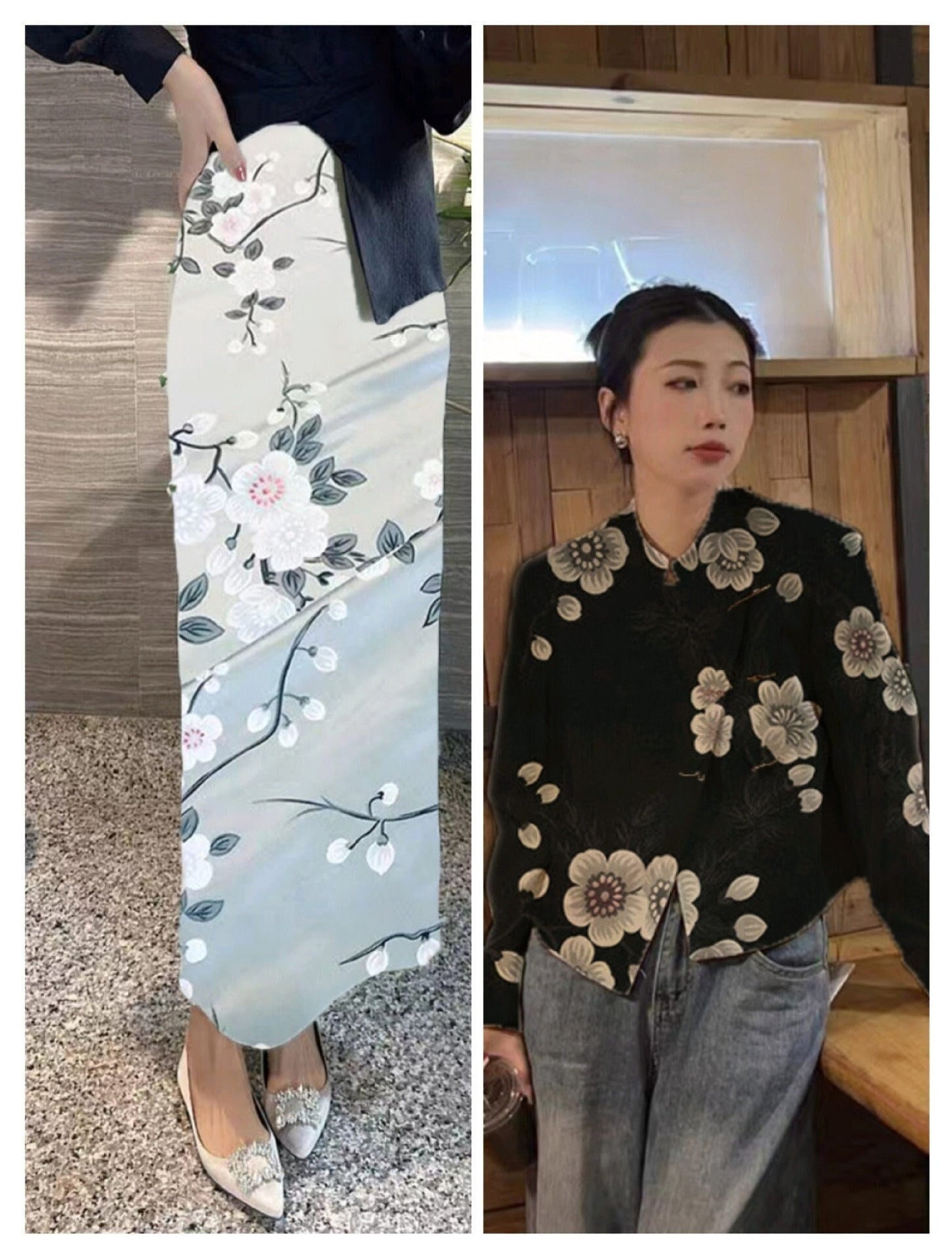 Plum Blossom Brocade Fabric: 29.5" Wide Chinese Jacquard