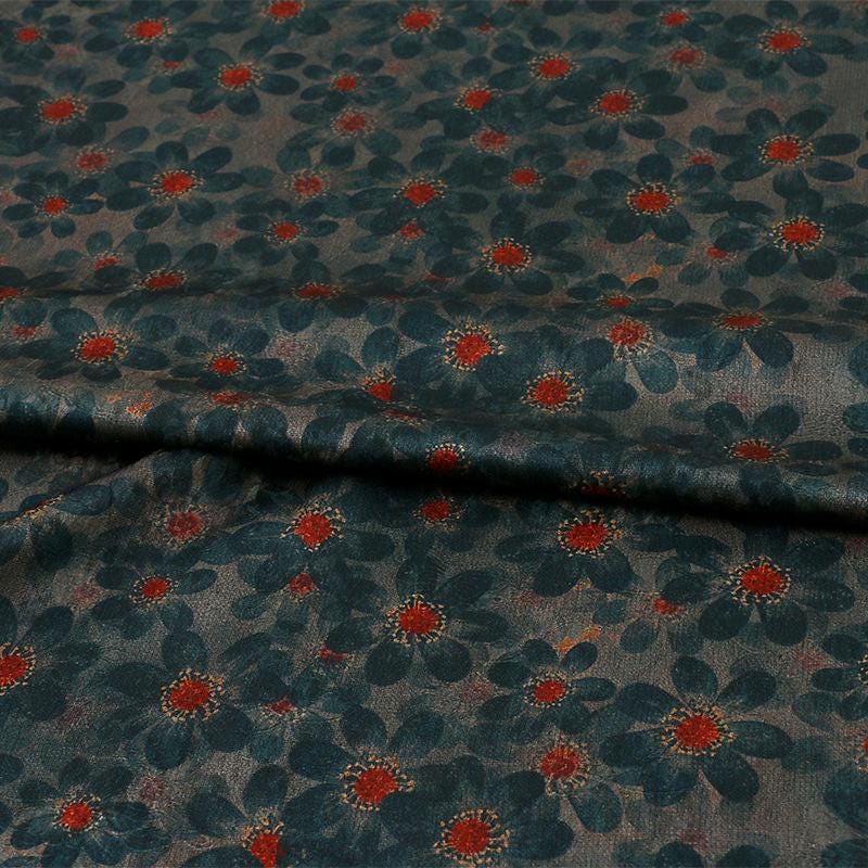 Plum Blossom Tea Silk Satin Fabric - 59"W Upholstery, Costume & Decor