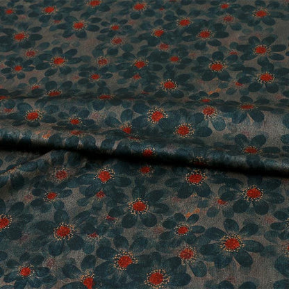 Plum Blossom Tea Silk Satin Fabric - 59"W Upholstery, Costume & Decor