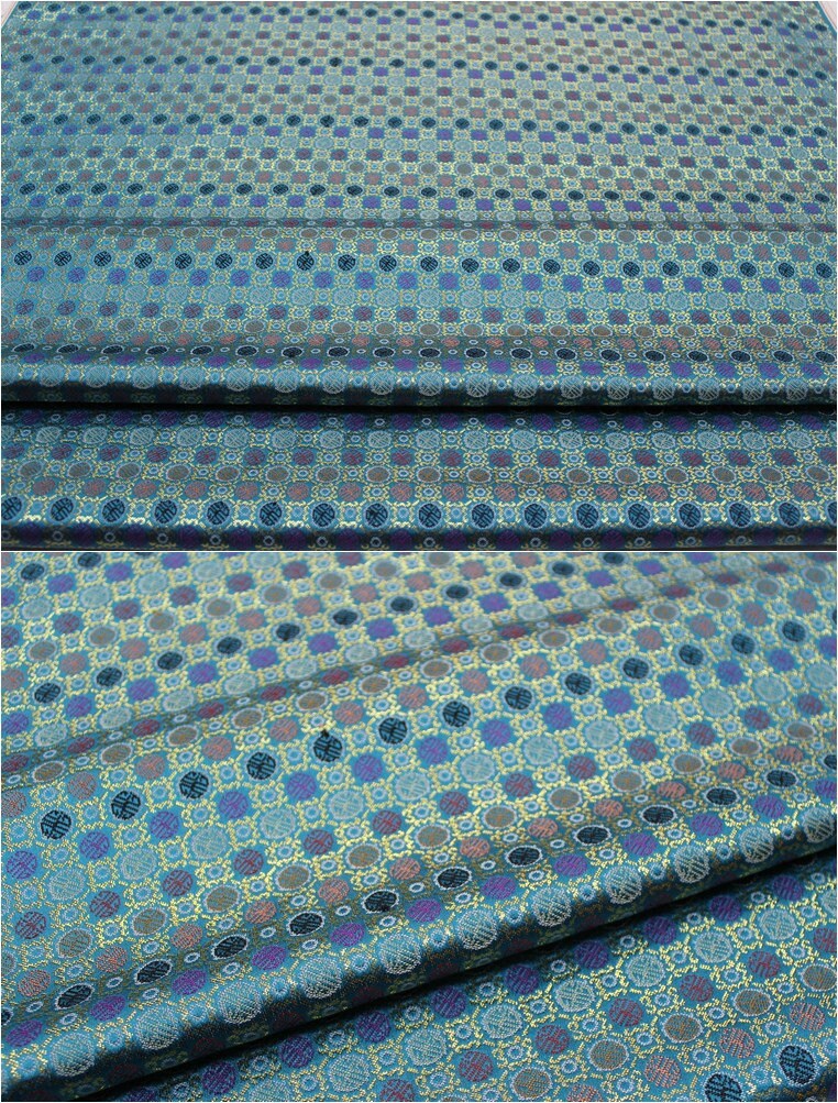 Indian Brocade Fabric: Colorful DIY Craft & Upholstery Material