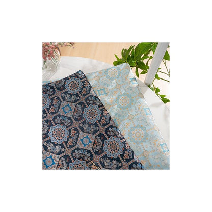 Tissu jacquard satiné brocart Song : style tibétain, matériau pour gilet Hanfu