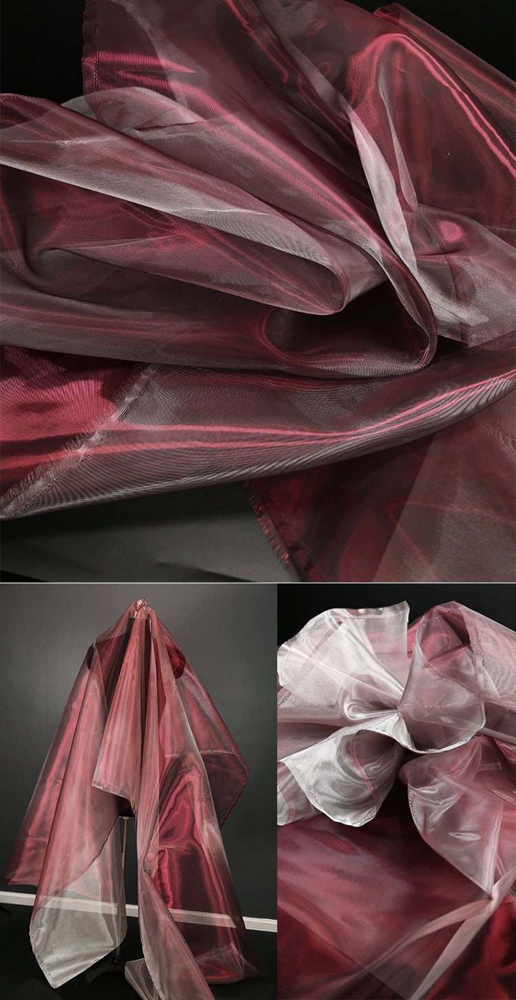 Metallic Two-Tone Stiff Organza Fabric - 54" Wide - Designer Crafts