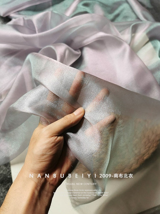Tissu organza vert émeraude, tulle dégradé pour mariage, 150 cm de large
