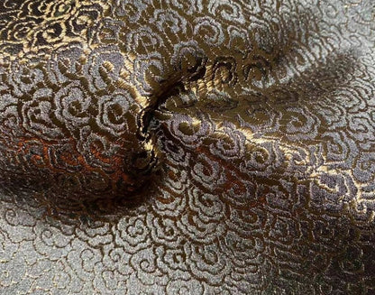 Cloud Brocade Fabric: Silk Rayon Jacquard, Costume Dress Material (59"W)