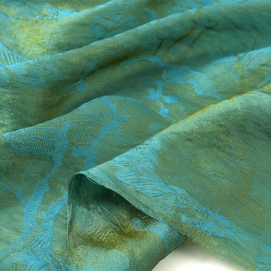 Tissu satiné léger couleur thé : 150 cm de large, pour ameublement, costumes et rideaux